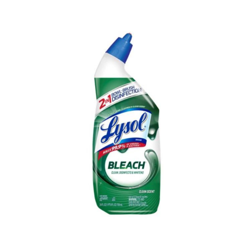 LYSOL® Toilet Bowl Cleaner - with Bleach Twin Pack 4/(2x24) oz.