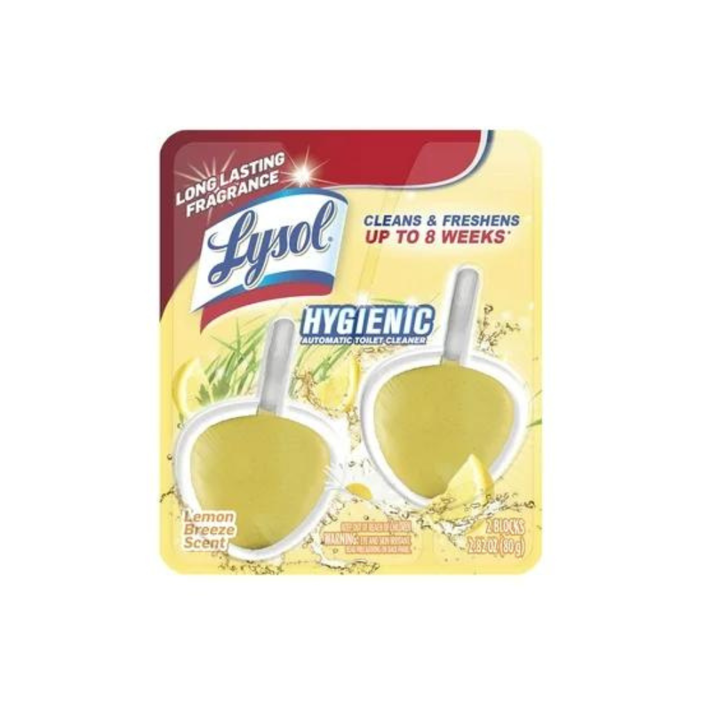 LYSOL® Automatic Toilet Bowl Cleaner - Hygienic Lemon Breeze 4/2 ct.