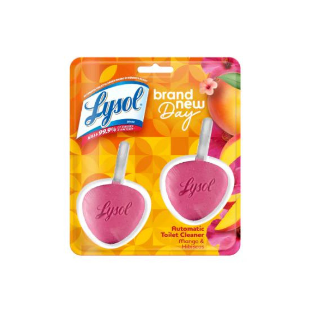 LYSOL® Automatic Toilet Bowl Cleaner - Brand New Day™ Mango & Hibiscus 4/2 ct.