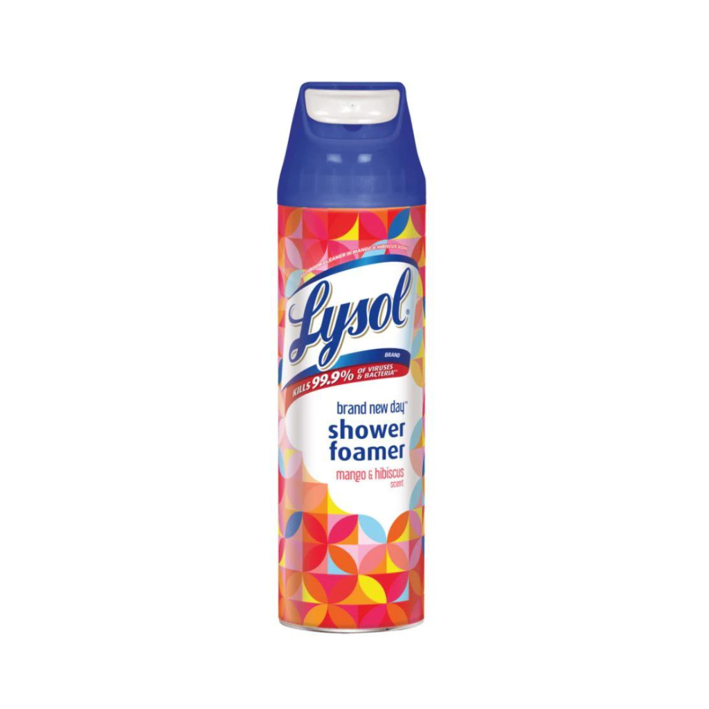 LYSOL® Bathroom Cleaner – Brand New Day™ Foamer Aerosol Mango & Hibiscus 12/19 oz.