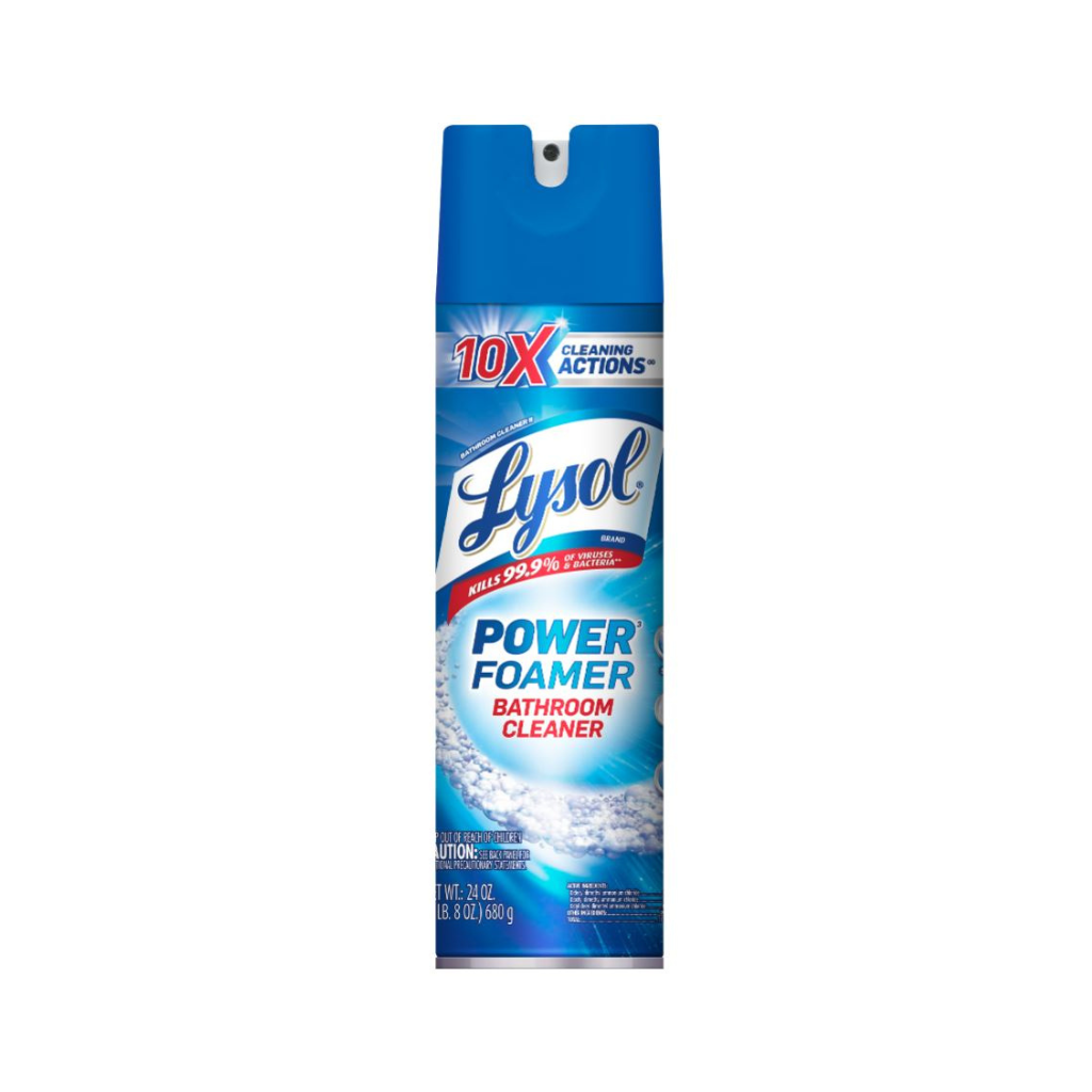 LYSOL® Bathroom Cleaner - Power Aerosol 12/24 oz.