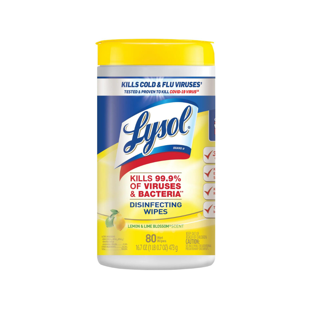 LYSOL® Disinfecting Wipes - Lemon & Lime Blossom® 3/(4x80) ct.