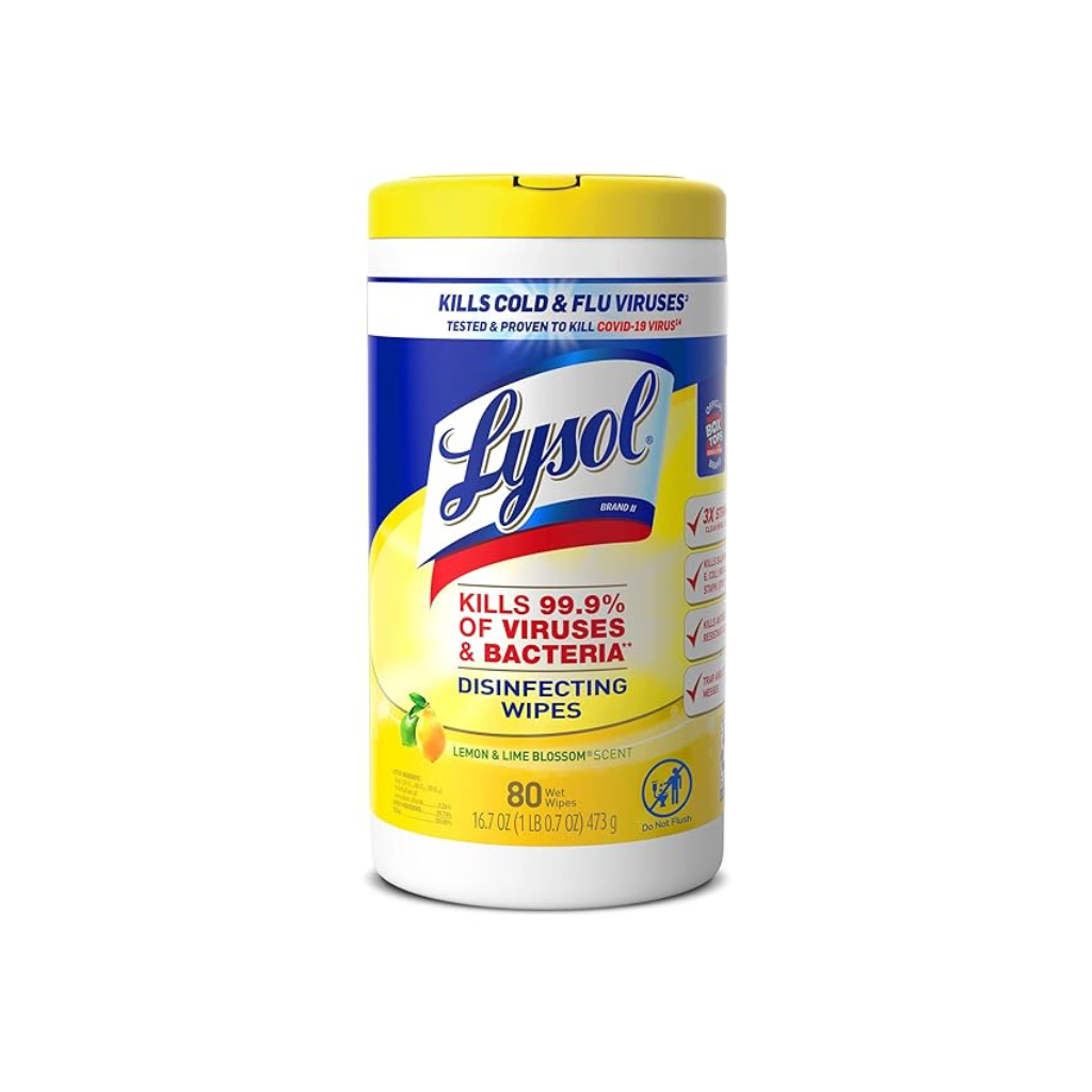 LYSOL® Disinfecting Wipes - Lemon & Lime Blossom® 2/(3x80) ct.