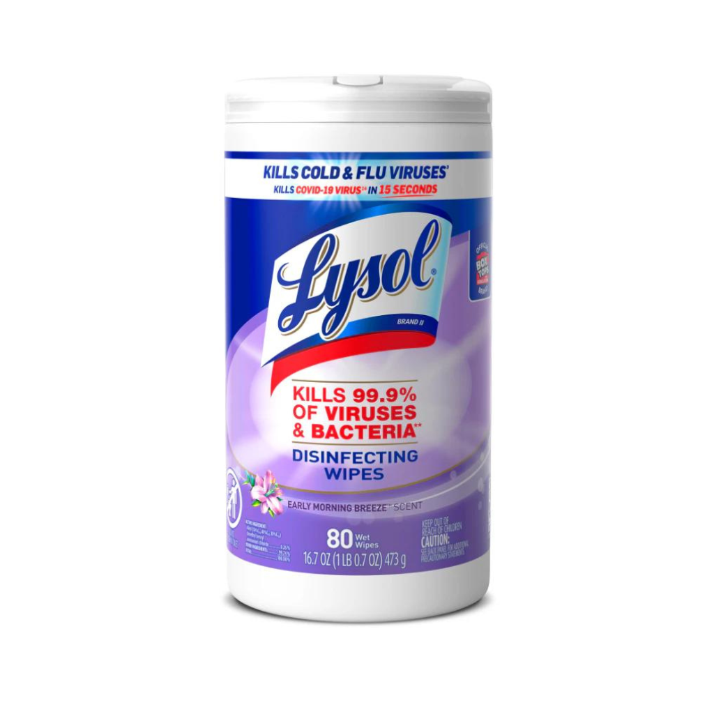 LYSOL® Disinfecting Wipes - Early Morning Breeze 6/80 ct.