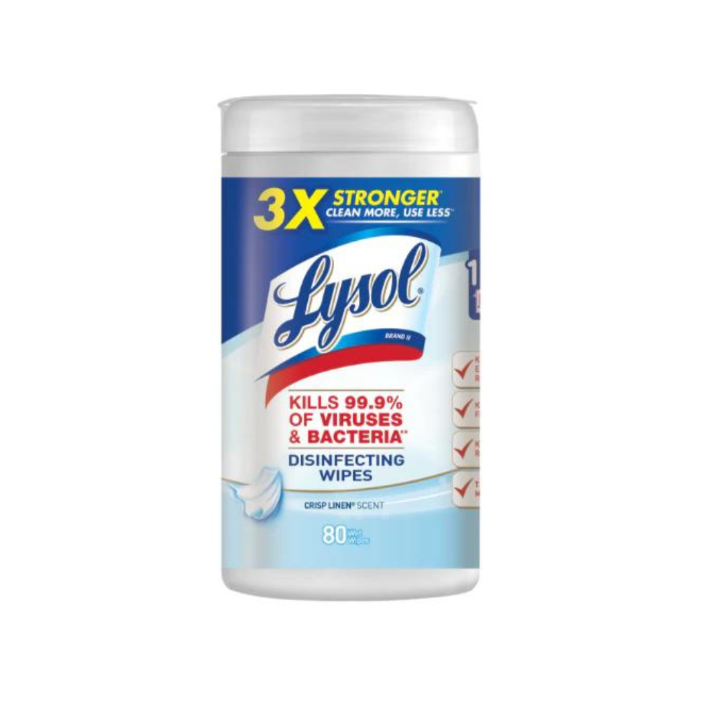 LYSOL® Disinfecting Wipes - Crisp Linen® 6/80 ct.