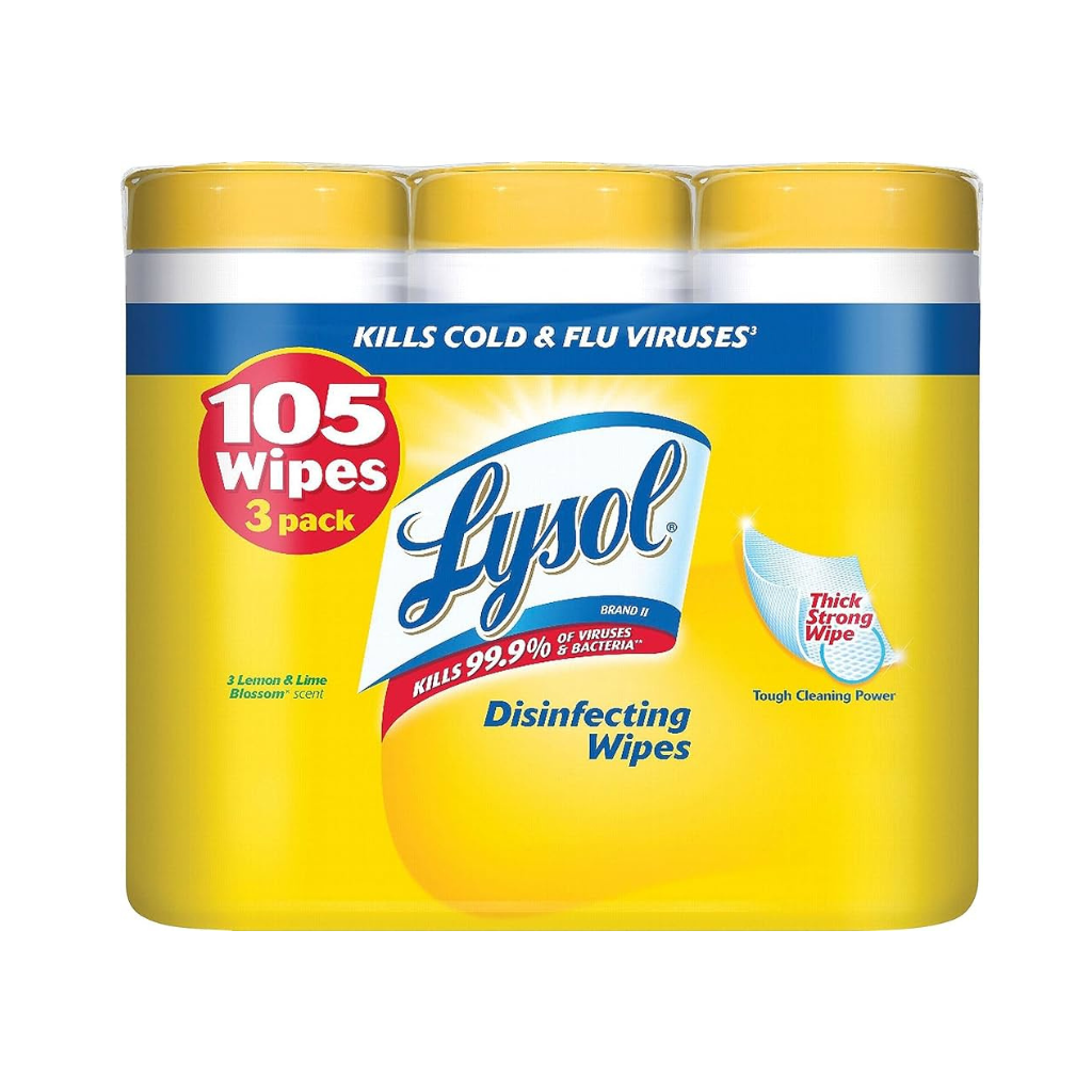 LYSOL® Disinfecting Wipes - Lemon & Lime Blossom® 4/(3x35) ct.