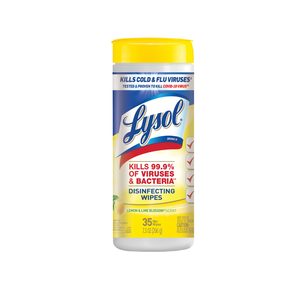 LYSOL® Disinfecting Wipes - Lemon & Lime Blossom® 12/35 ct.