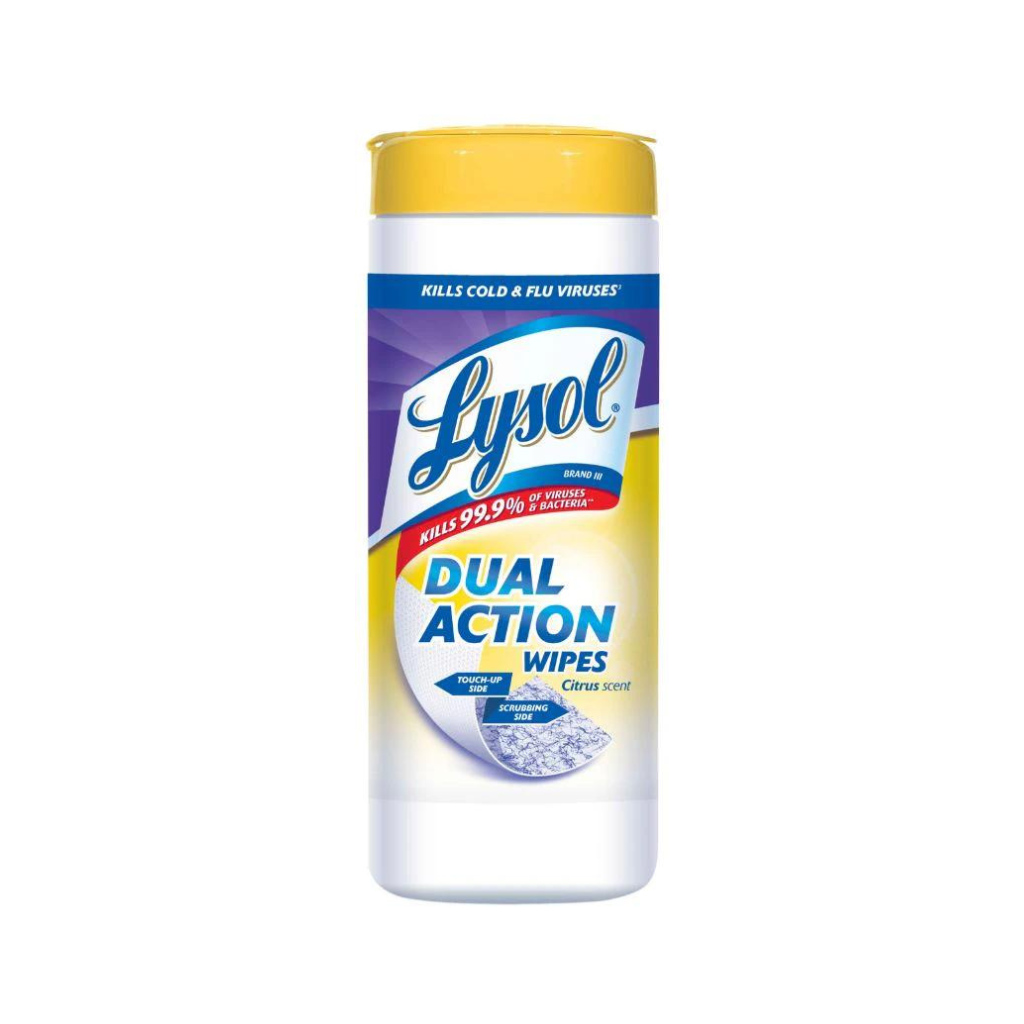 LYSOL® Dual Action Wipes - 12/35 ct.