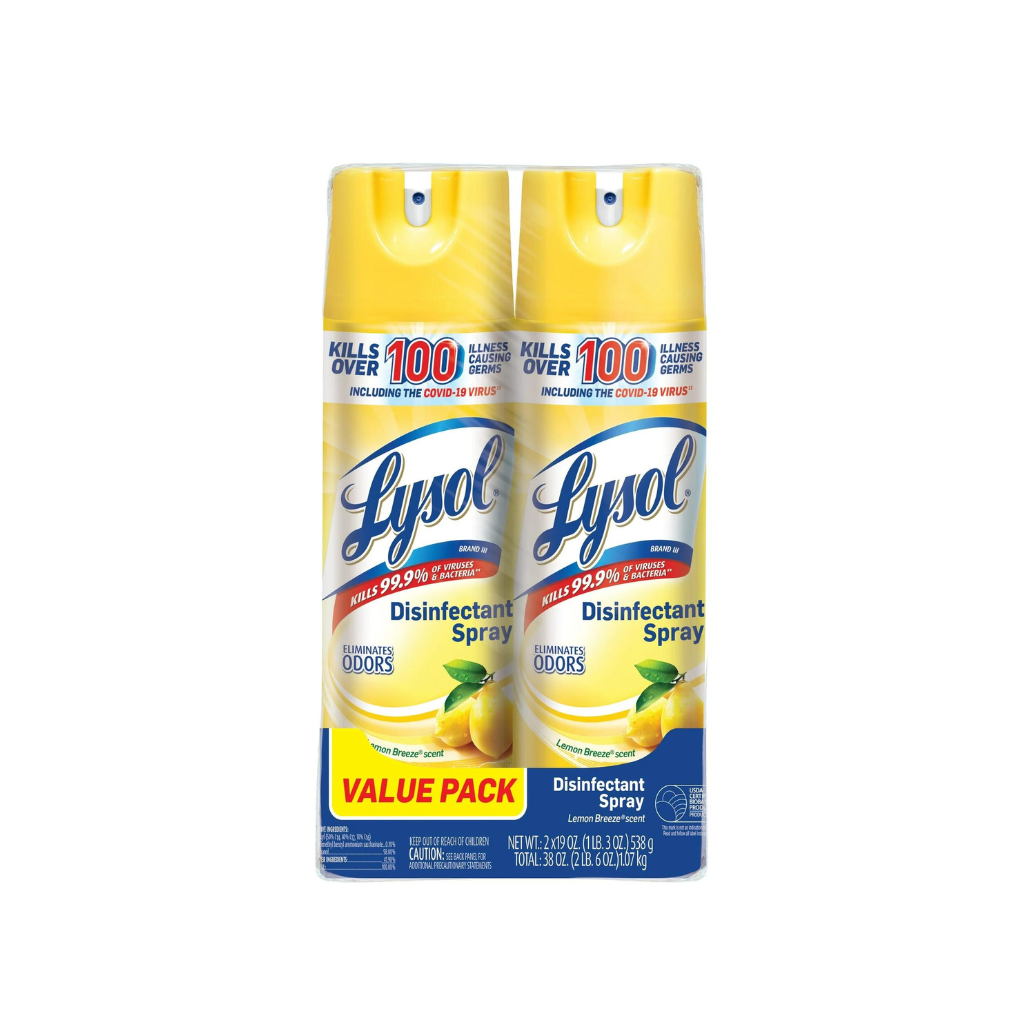 LYSOL® Disinfectant Spray - Lemon Breeze® 4/(2x19) oz.