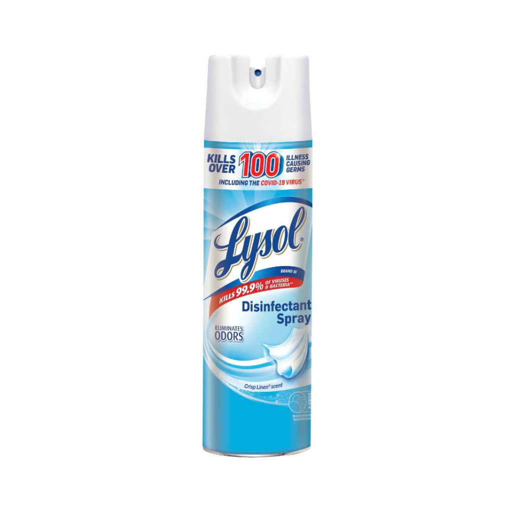 LYSOL® Disinfectant Spray - Crisp Linen® 4/(2x19) oz. (Banded Pack)