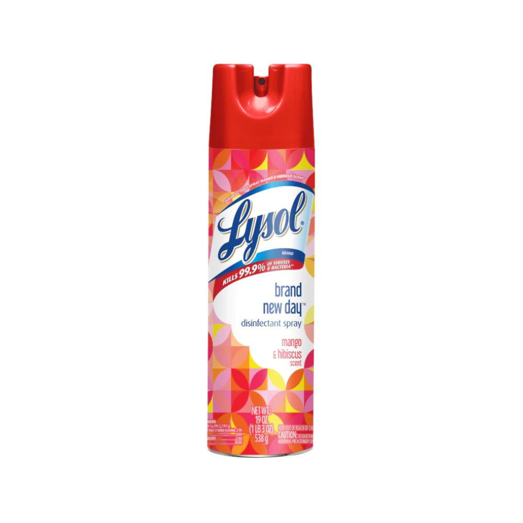 LYSOL® Disinfectant Spray - Brand New Day™ Mango & Hibiscus 12/19 oz.