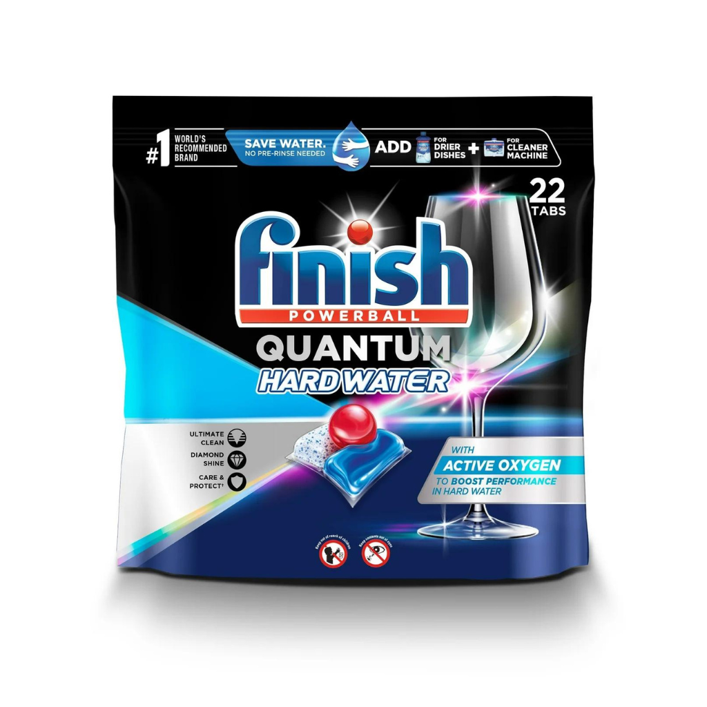 FINISH® QUANTUM® HARD WATER - 8/22 ct.