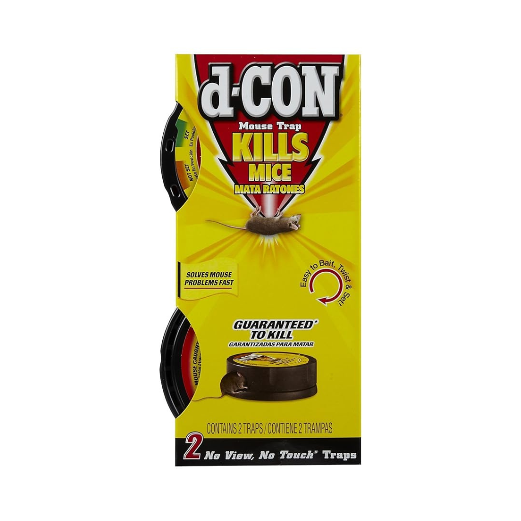 d-CON® No View, No Touch™ - Slim Pack Mouse Trap 8/2 ct.