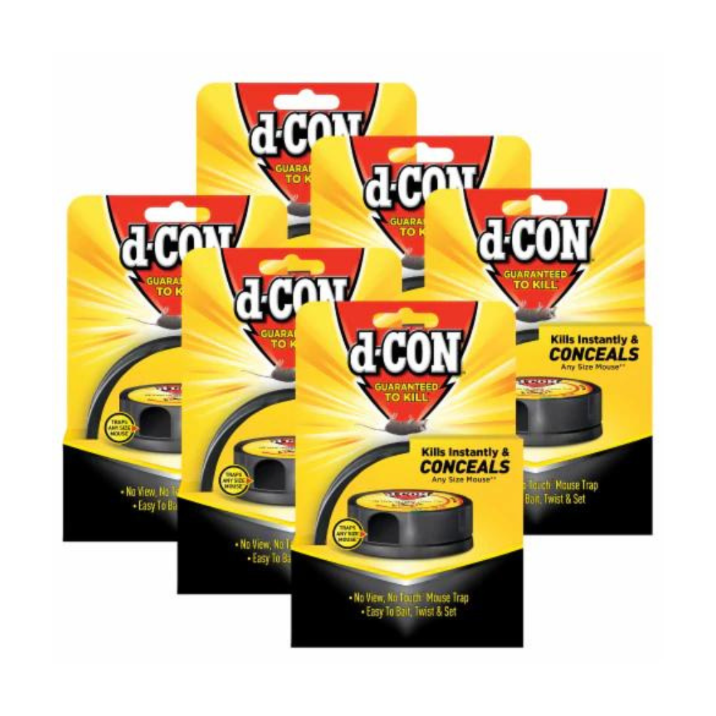 d-CON® No View, No Touch™ - Mouse Trap 6/1 ct.