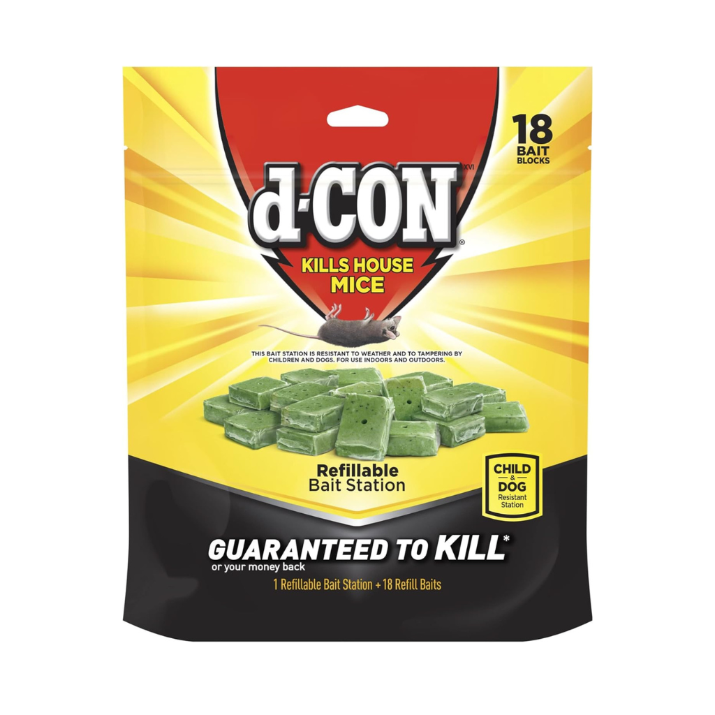 d-CON® Bait Station Corner Fit - 6/(1+18) ct.