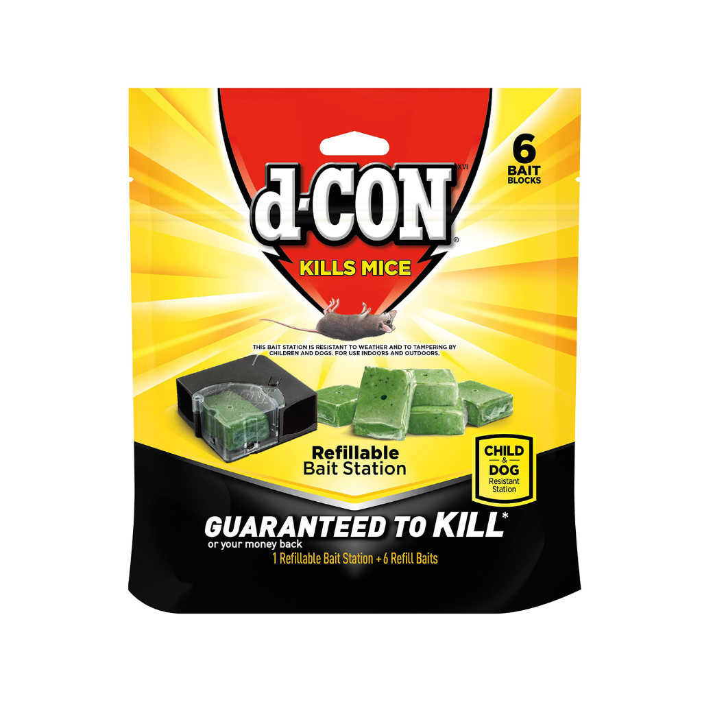 d-CON® Bait Station Corner Fit - 8/(1+5) ct.