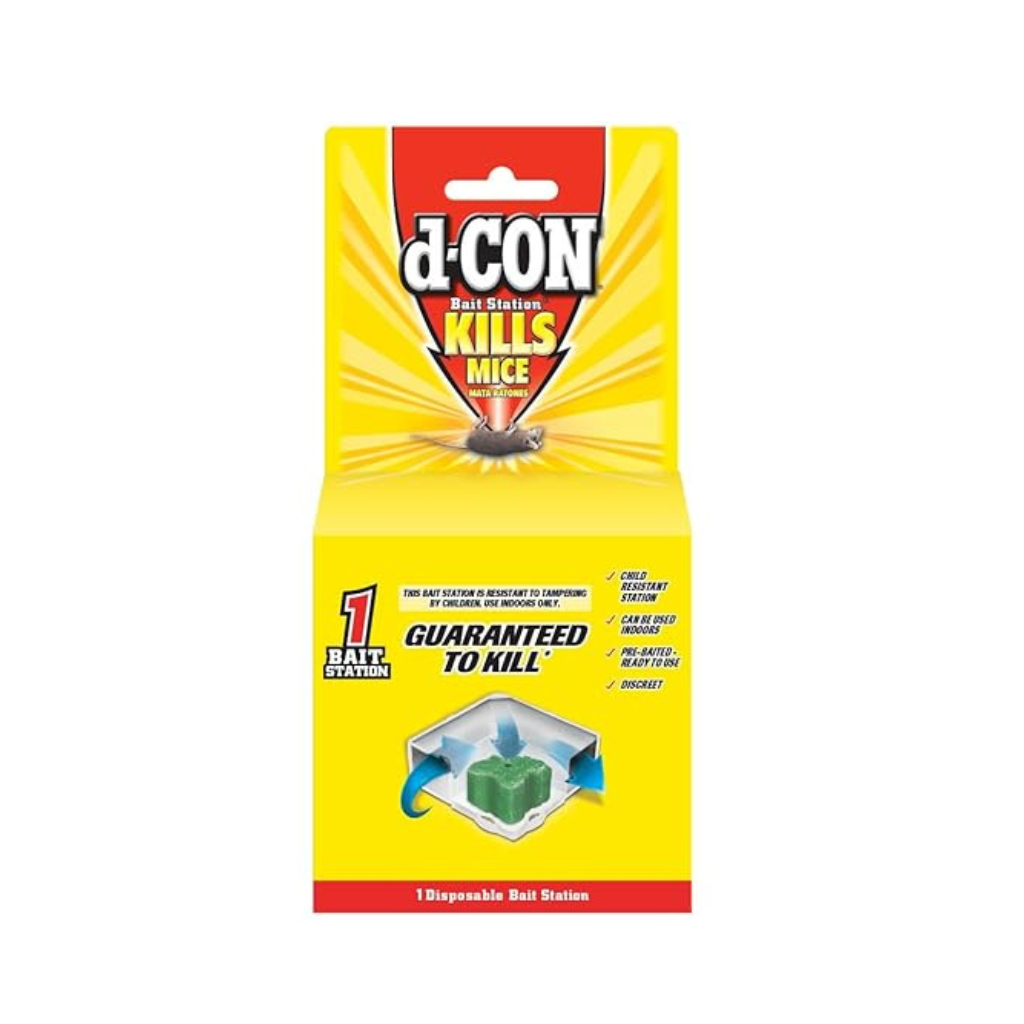 d-CON® Bait Station Corner Fit - Disposable 12/1 ct.