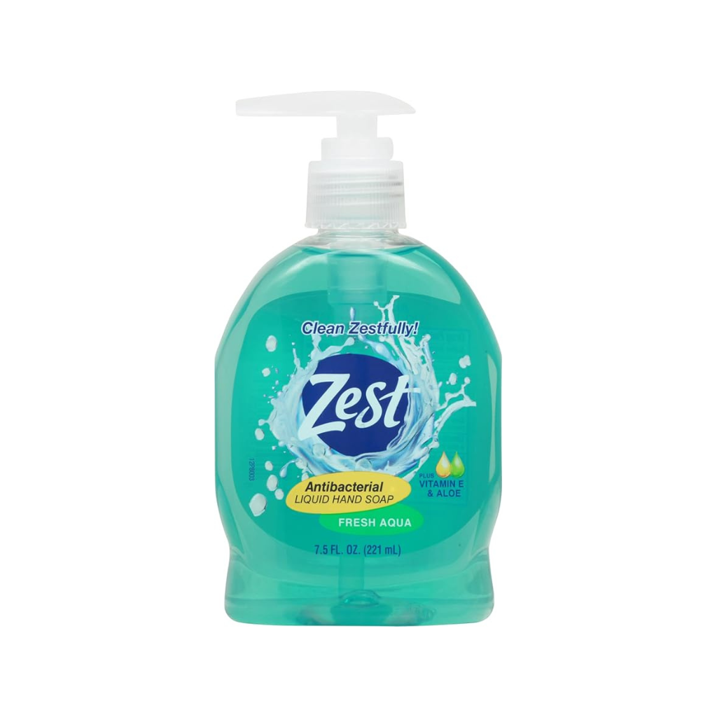 Zest Aqua Liquid Hand Soap 7.5OZ Pack of 12