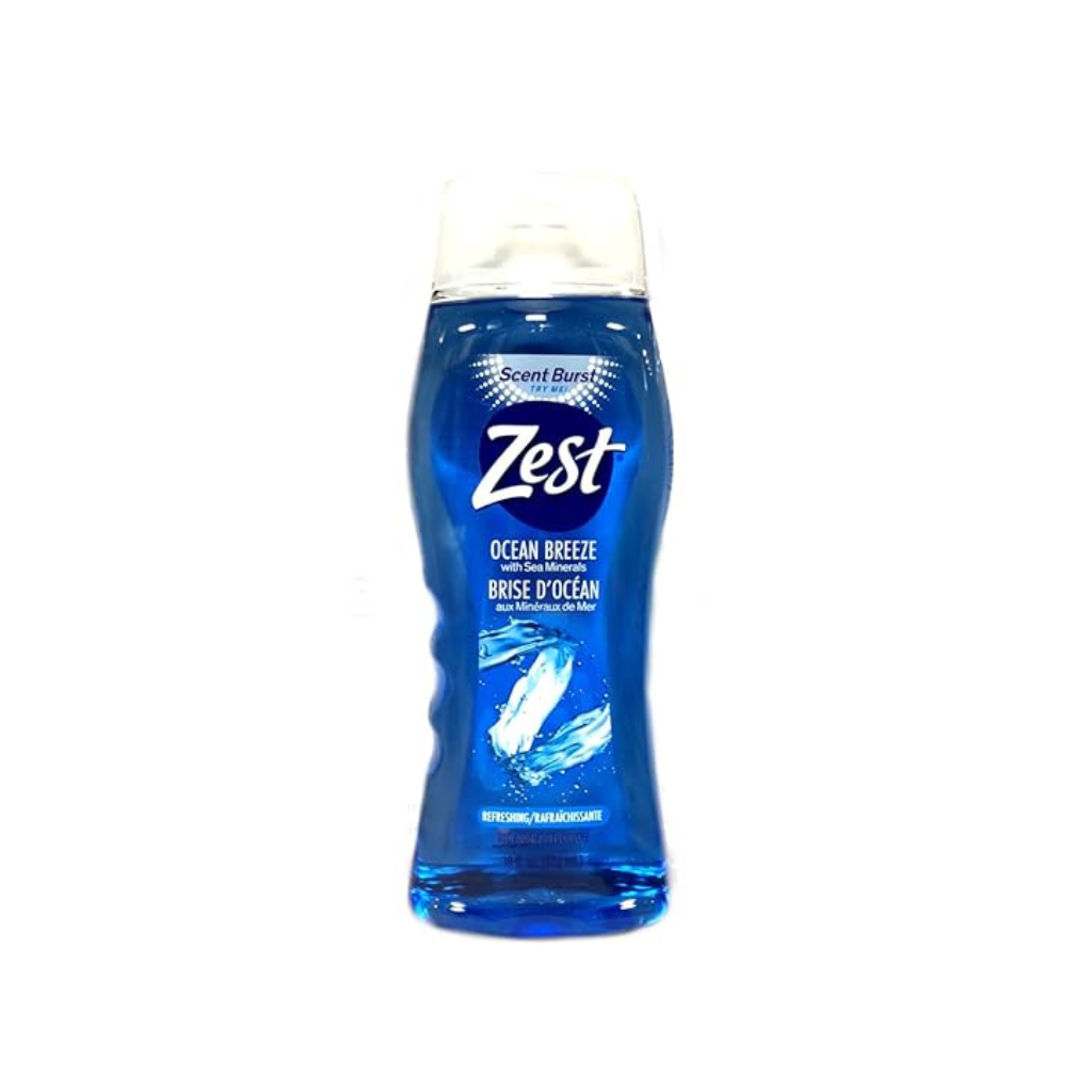 Zest Ocean Breeze Body Wash 18OZ Pack of 6