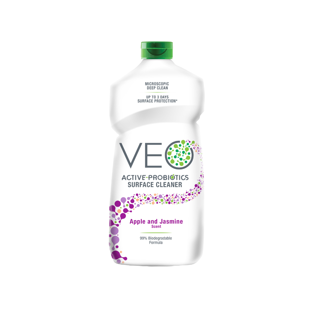 VEO Active-Probiotics Surface Cleaner - Pourable Apple and Jasmine 6/28 oz.