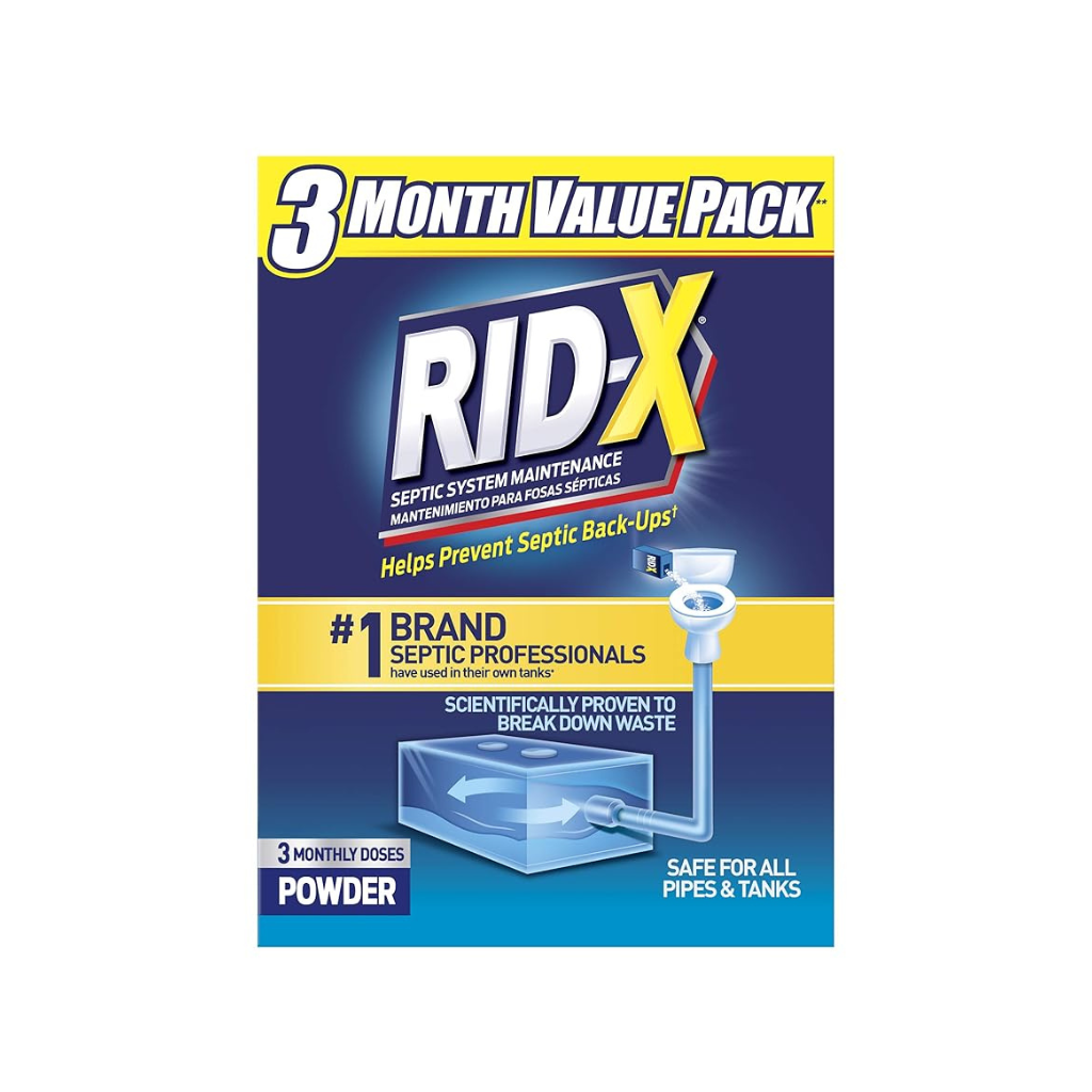 RID-X® Septic System Treatment - 3-Dose Powder 4/29.4 oz.