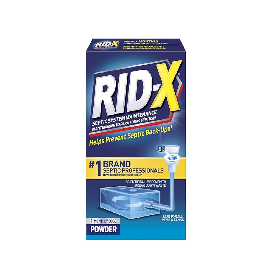 RID-X® Professional Septic System Maintenance - 1-Dose Powder 8/9.8 oz.