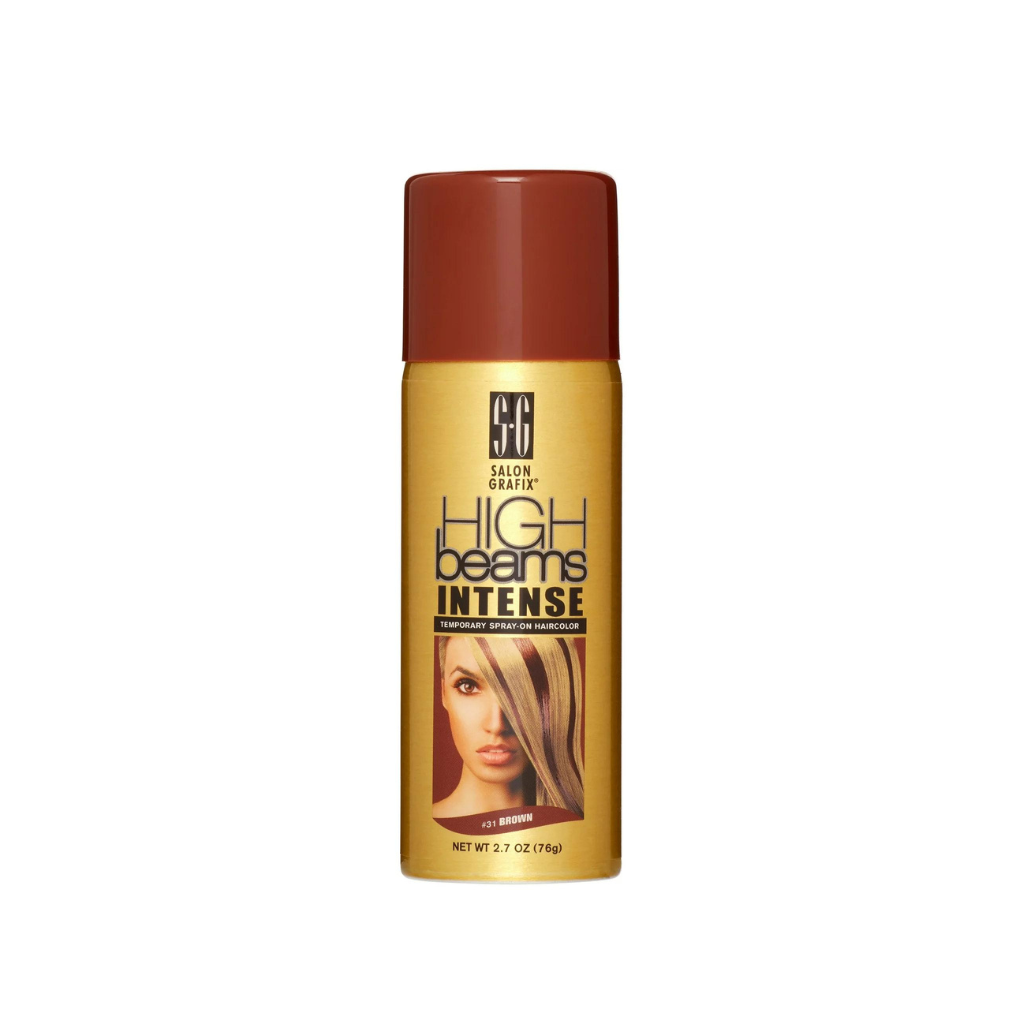 High Beams Intense Spray On Hair Color Brown, 2.7 Oz Pack of 6