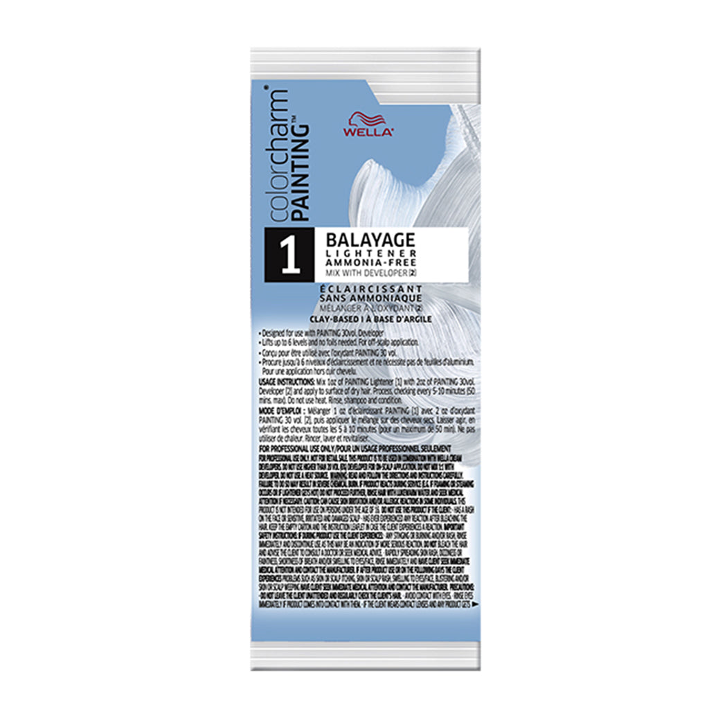 Wella Color Charm Painting Balayage Ammonia Free Lightener 1oz Pack 72