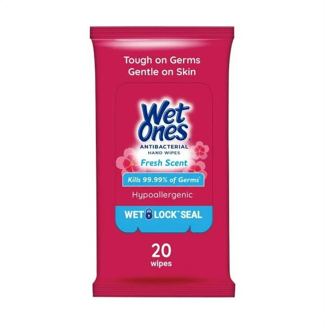 Wet Ones 20CT AB Fresh Scent 10PC Tray