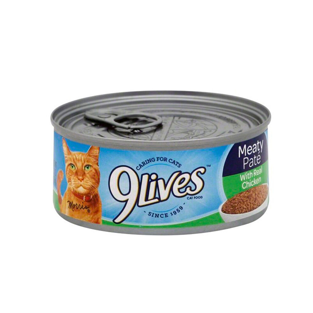 9Lives With Real Chicken Wet Cat Food 5.5oz