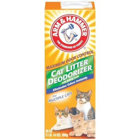 Arm & Hammer Cat Litter Deo Powder Original 30oz Pack 9