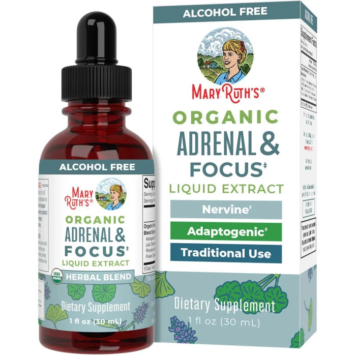 Mary Ruth Adult Adrenal & Focus Drops, Org, 1 oz Pack 24 Size 24 mo