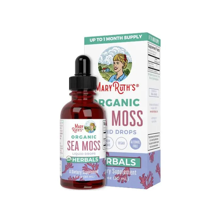 Mary Ruth Sea Moss Drops, Org, 1 oz Pack 24 Size 24 mo