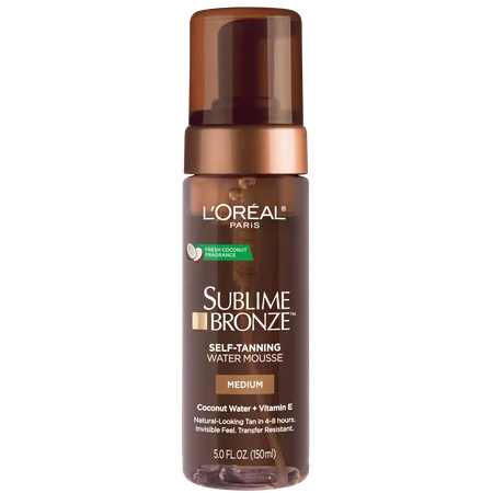 L'OREAL SKINCARE Sublime Bronze Self-Tanning Mousse : MEDIUM Pack 24