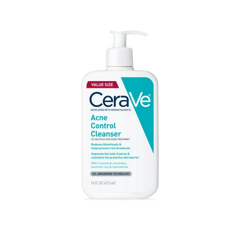 NEW! CeraVe Acne Control Cleanser 16 oz