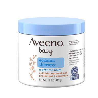 Aveeno Baby Eczema Therapy Nighttime Balm Hypoallergenic Pack 12 Size 11oz