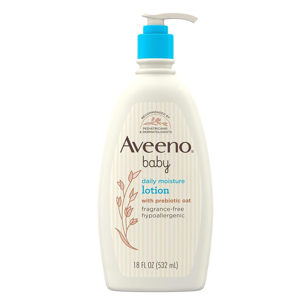 Aveeno Baby Daily Moisture Body Lotion for Sensitive Skin with Colloidal Oatmeal Pack 12 Size 18oz