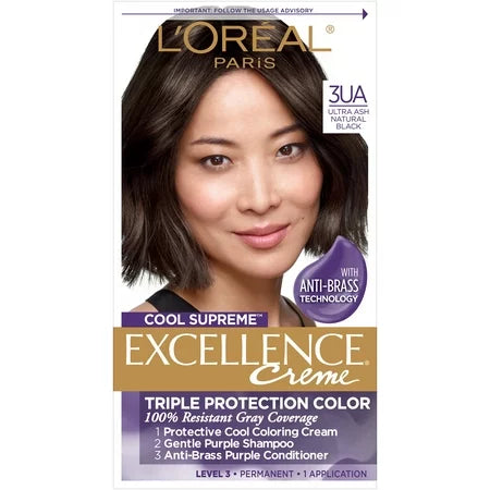L'OREAL HAIRCOLOR EXCELLENCE : Ultra Ash Black 3.11 Pack 12