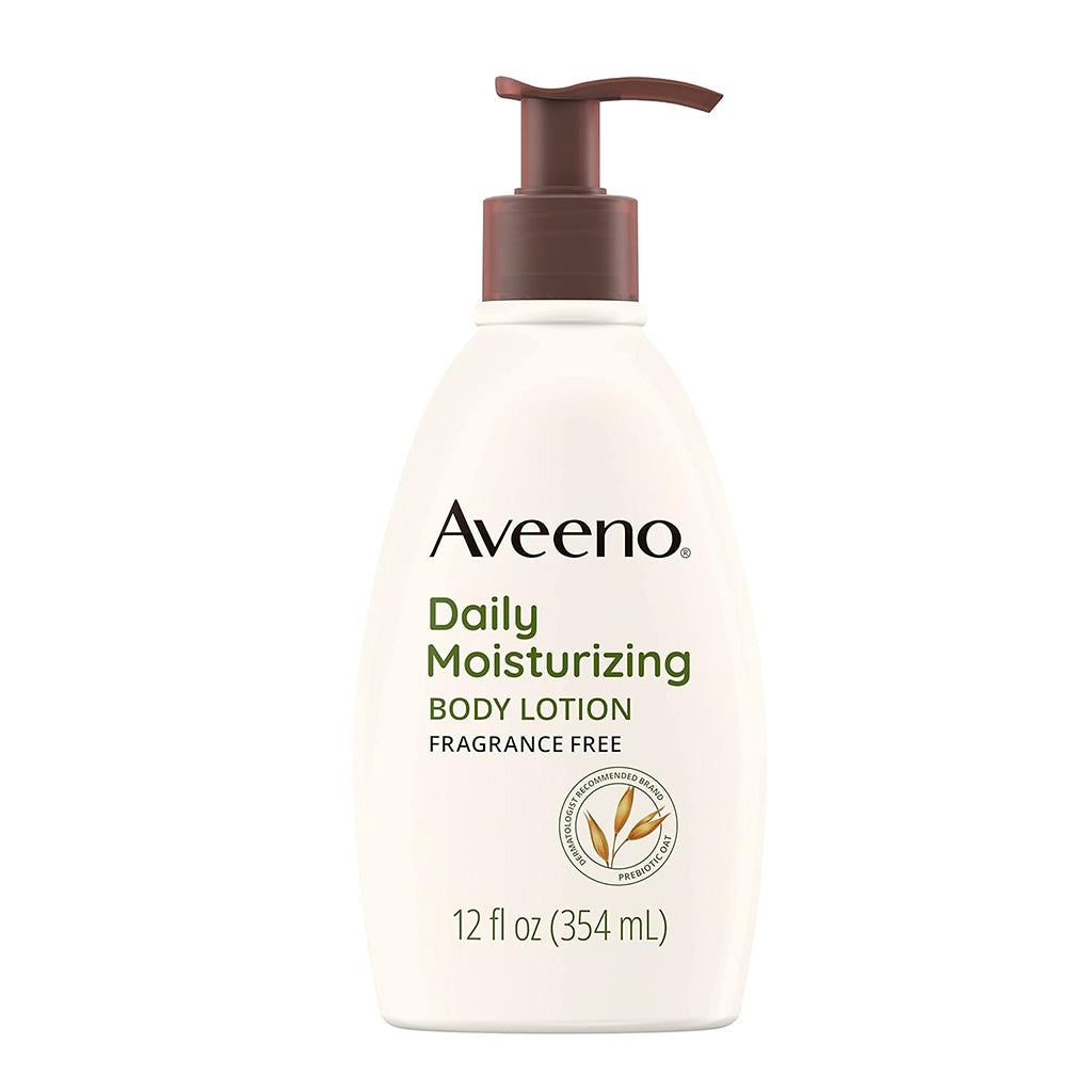 Aveeno Daily Moisturizing Body Lotion with Oat for Dry Skin Pack 12 Size 12oz