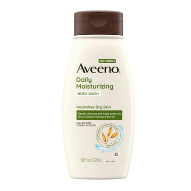 Aveeno Active Naturals Daily Moisturizing Body Wash Pack 12 18oz