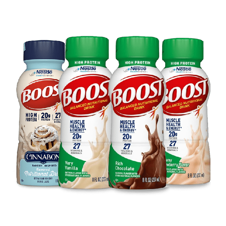 Nestle  Boost-Bottles High Protein Café Mocha 4x6ct Unit 24