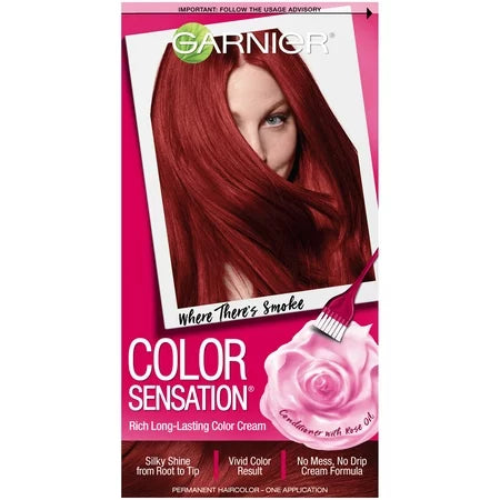 GARNIER HAIRCOLOR Color Sensation : INTENSE FIERY RED (6.60) Pack 12