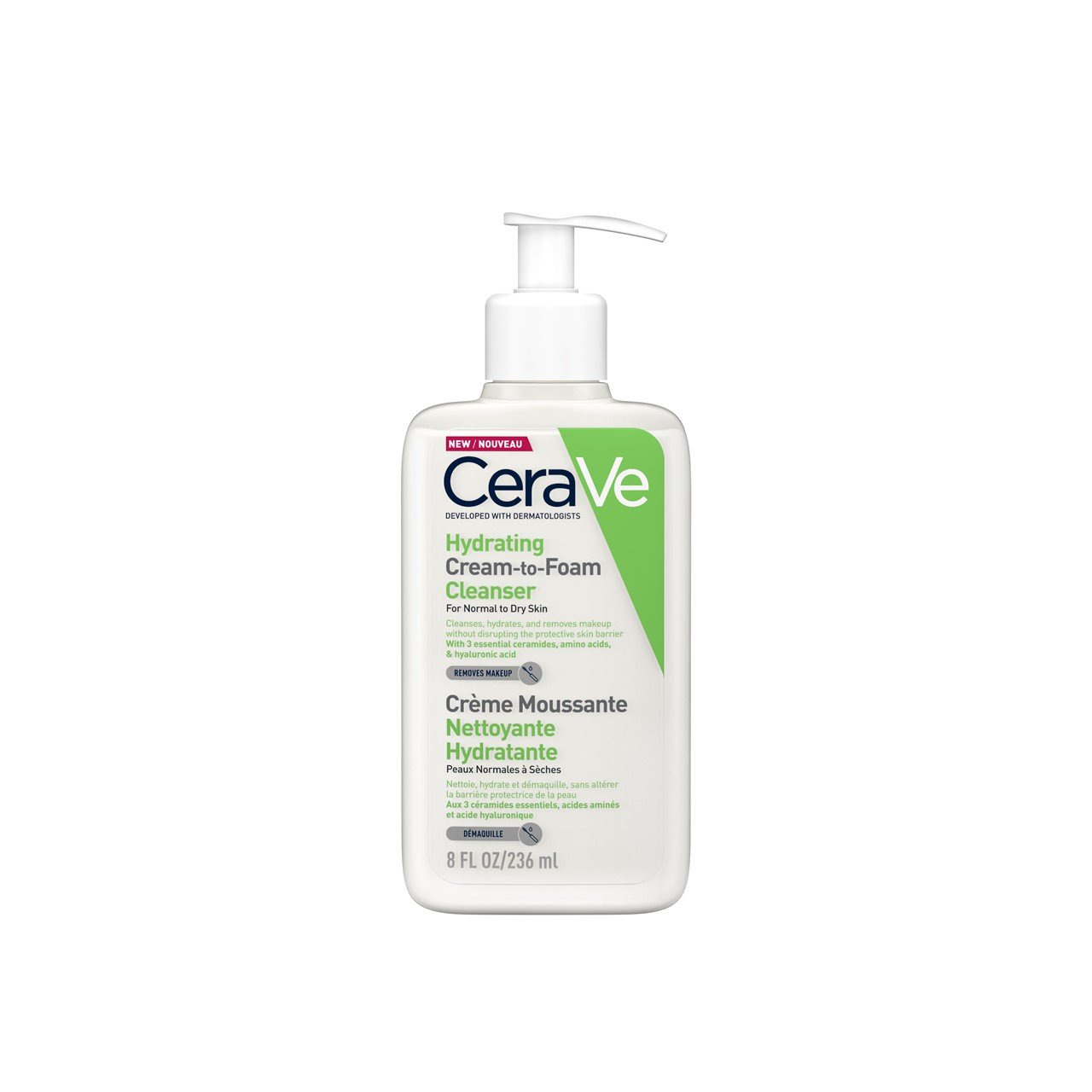 CeraVe Hydrating Cream-to-Foam Cleanser 8oz