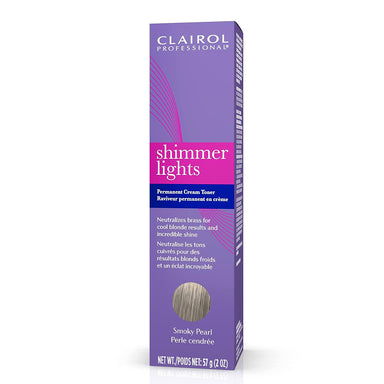 Clairol Professional Shimmer Lights Permanent Cream Toner Smoky Pearl 2oz Pack 36
