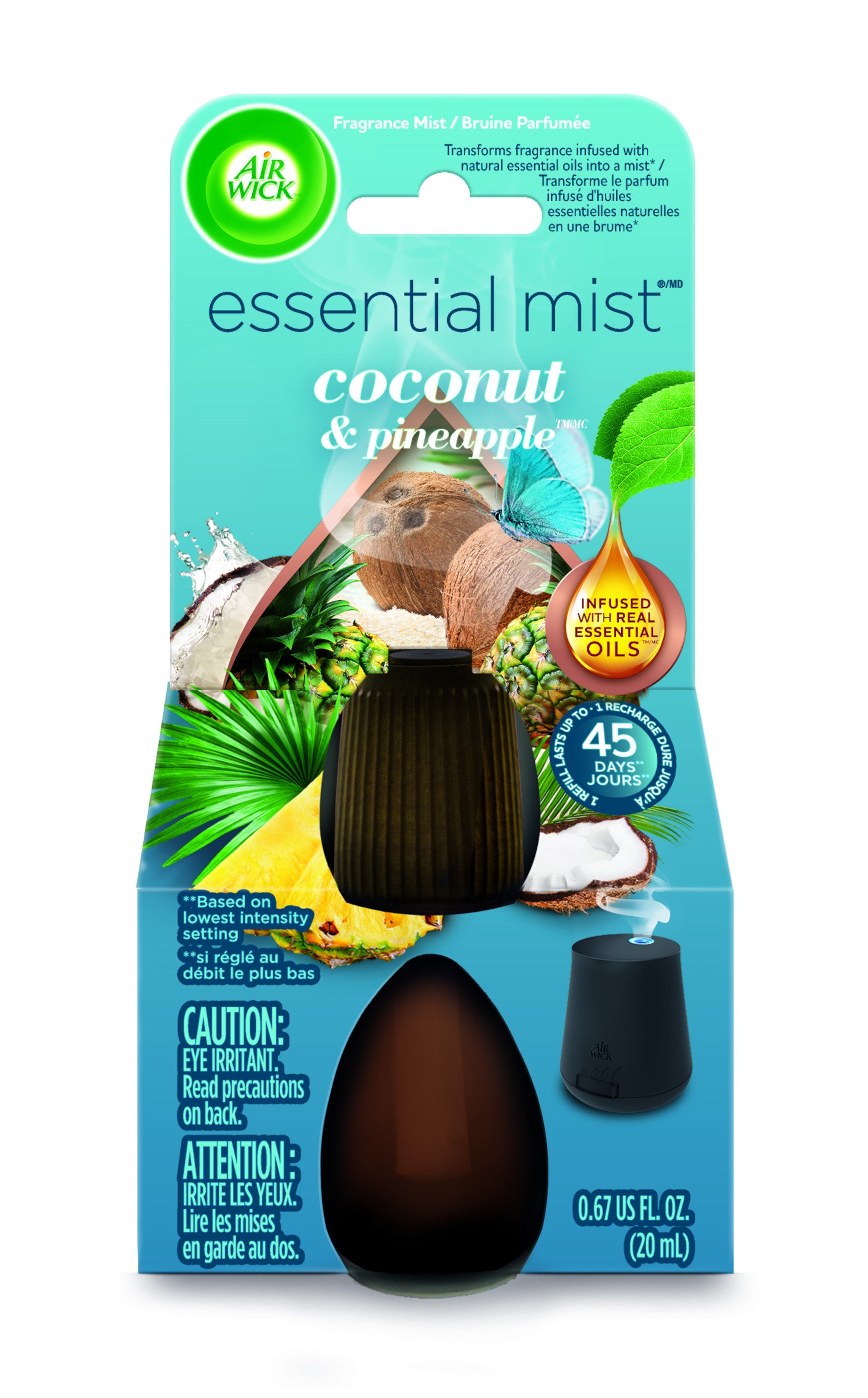 AIR WICK® Essential Mist - Refill Coconut & Pineapple 6/1 ct.