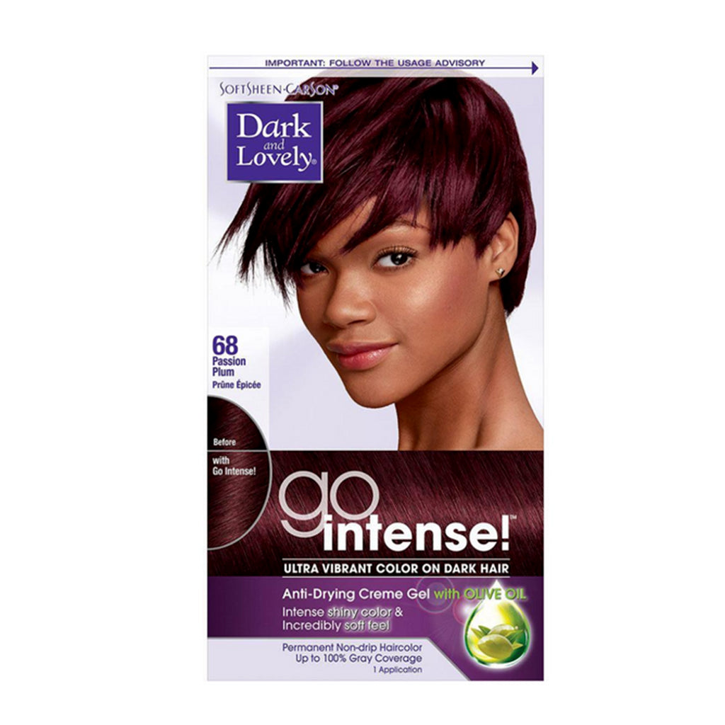 Softsheen Carson Dark & Lovely Go Intense Ultra Vibrant Hair Color Passion Plum 68