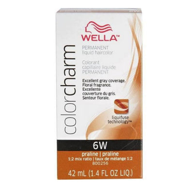 Wella Hair Color Permanent Liquid 6W Praline 1.4oz Pack 36