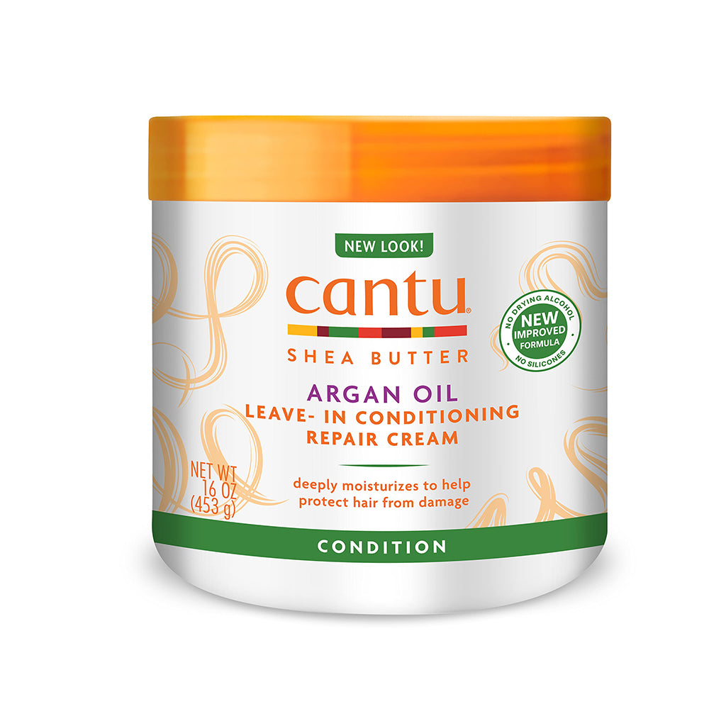 Cantu Argan Oil Leave-In Conditioning Repair Cream Pack 12 Size 16oz