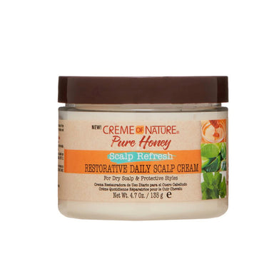 Creme of Nature Pure Honey Scalp Refresh Restorative Daily Scalp Cream 4.76oz Pack 1