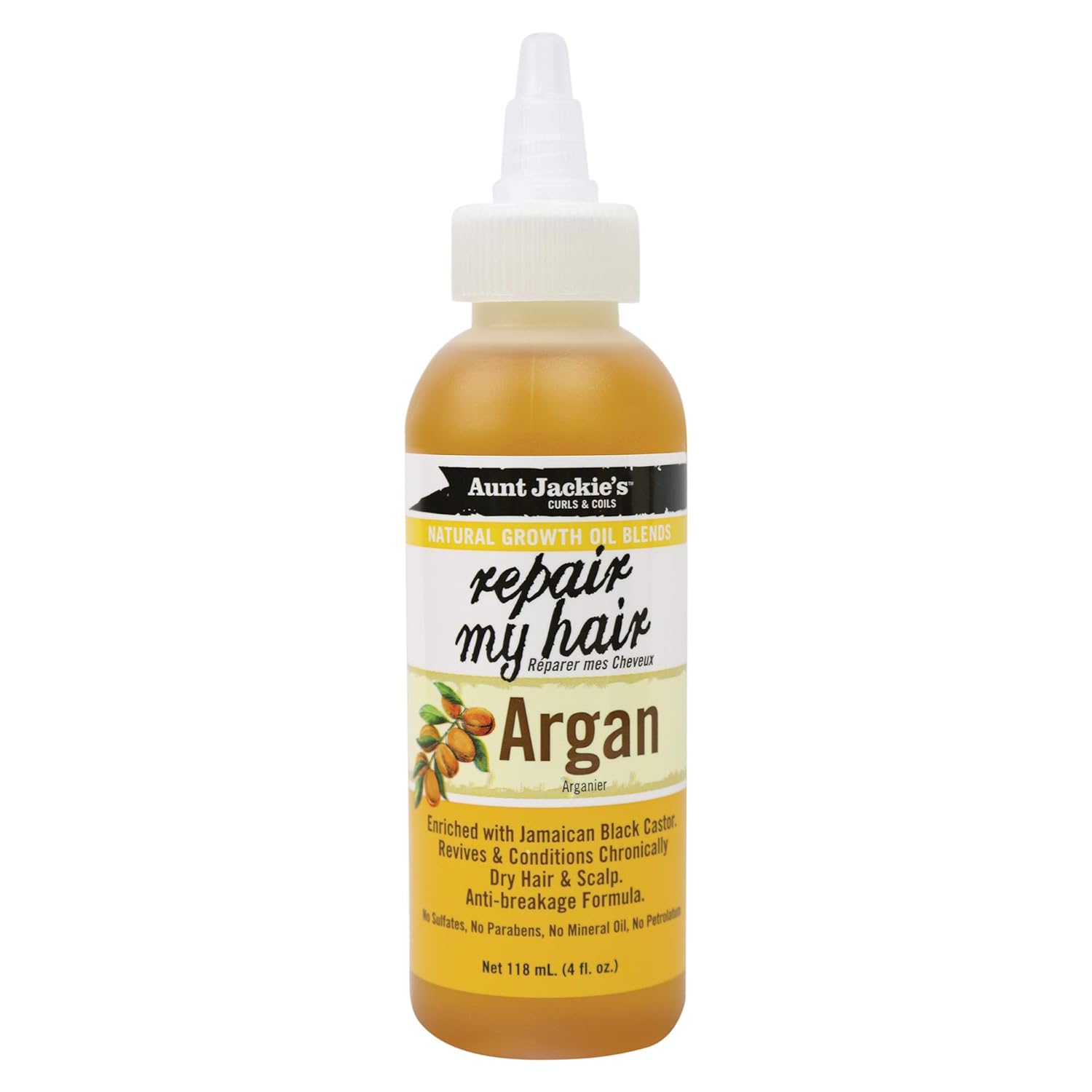 Aunt Jackie's Growth Oil Repair My Hair Argan Pack 24 Size 4 oz